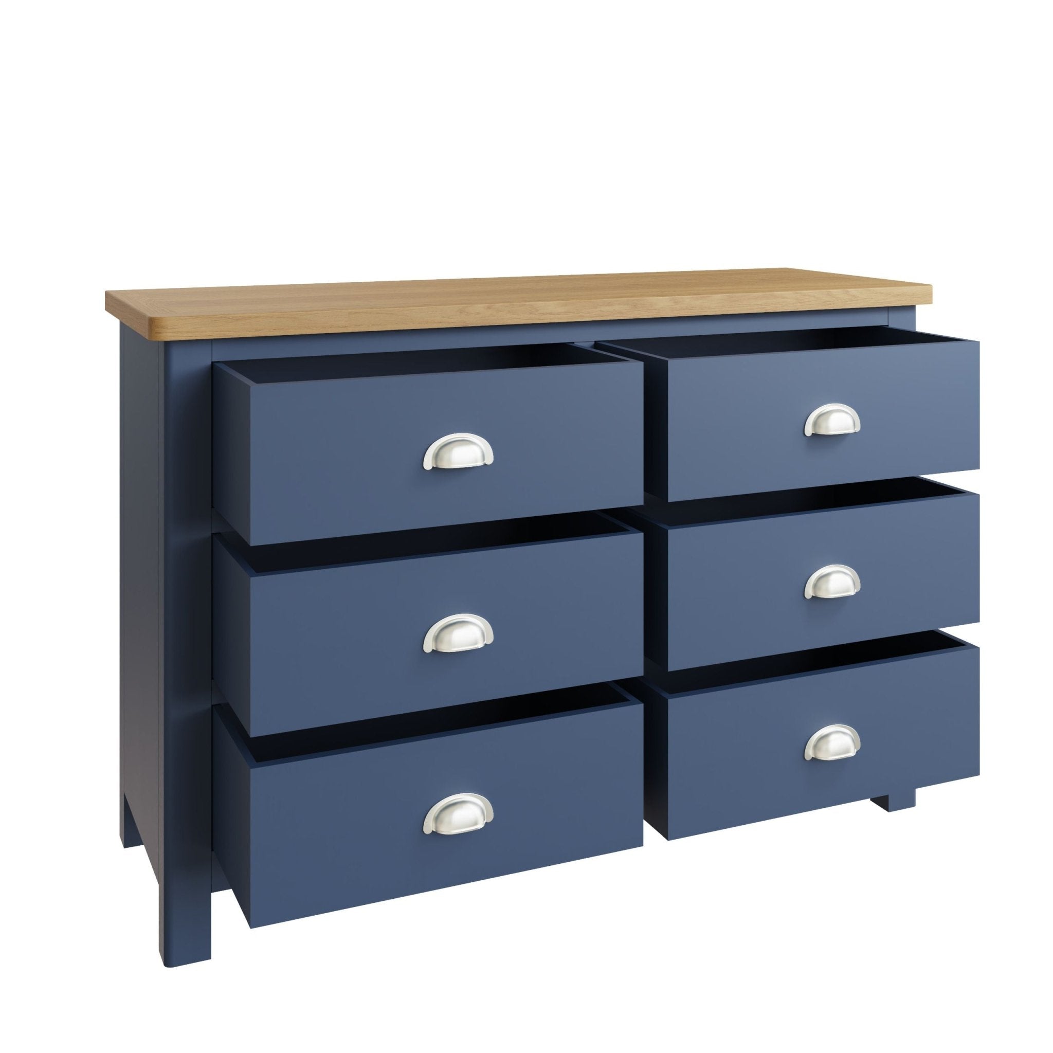 Bluebell Wood Chest of 6 Drawers - Duck Barn Interiors