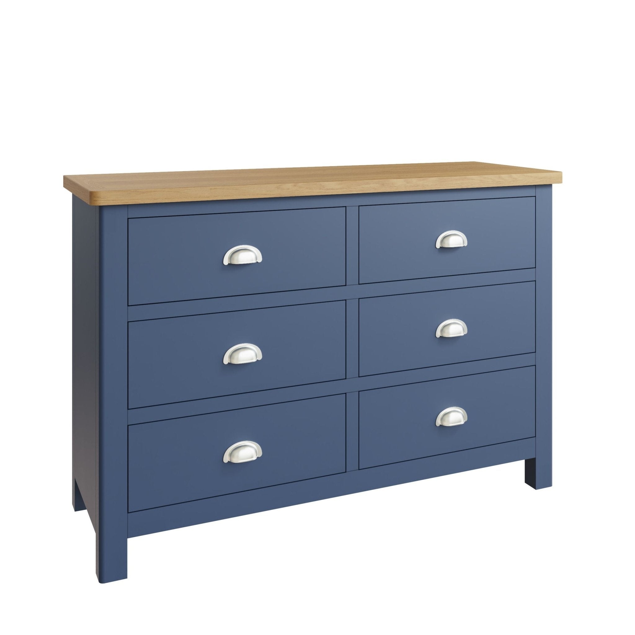 Bluebell Wood Chest of 6 Drawers - Duck Barn Interiors