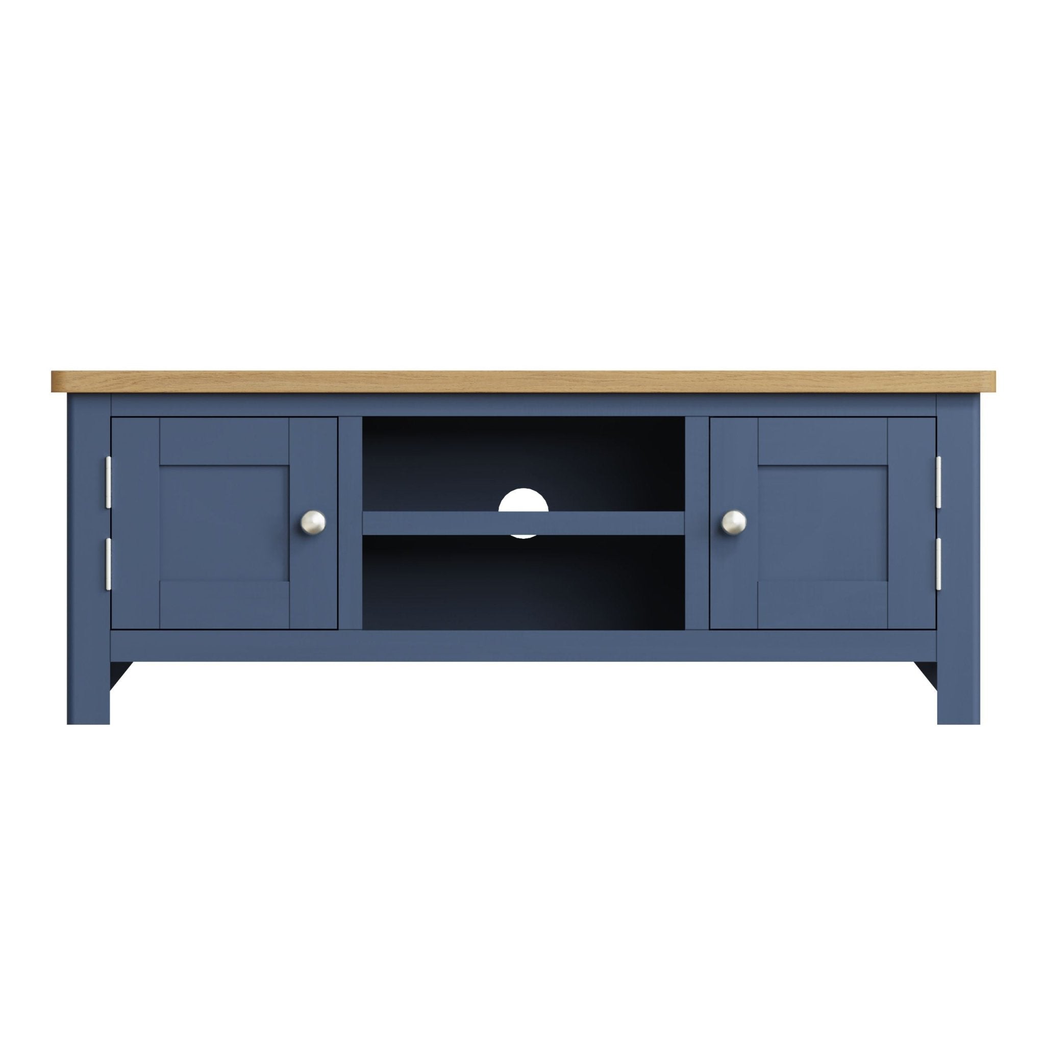 Bluebell Wood Painted Large TV Unit - Duck Barn Interiors