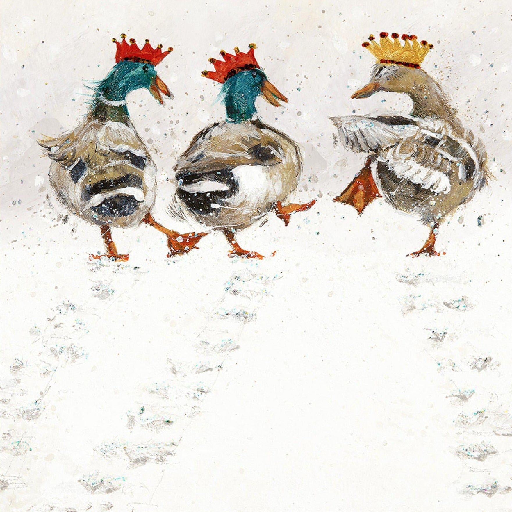 Boxing Day Stroll Charity Christmas Cards - Pack of 6 - Duck Barn Interiors