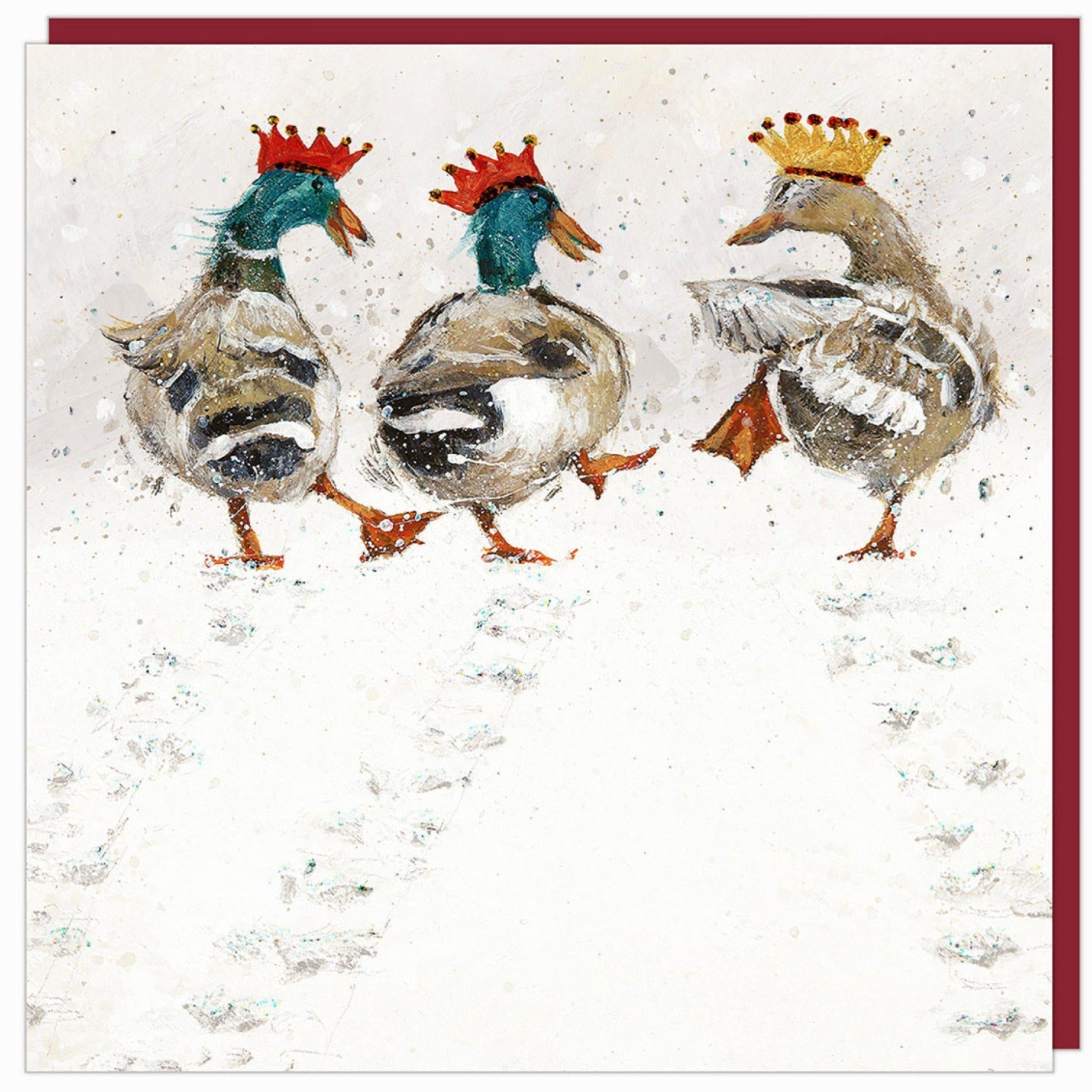 Boxing Day Stroll Charity Christmas Cards - Pack of 6 - Duck Barn Interiors