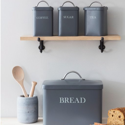 Bread Bin - Charcoal - Duck Barn Interiors