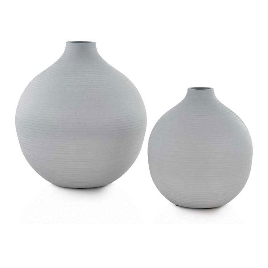 Decorative Dove Grey Vases (2 sizes) - Duck Barn Interiors