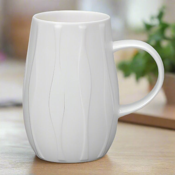 Droplet White Bone China Mug - Wave1 - Duck Barn Interiors