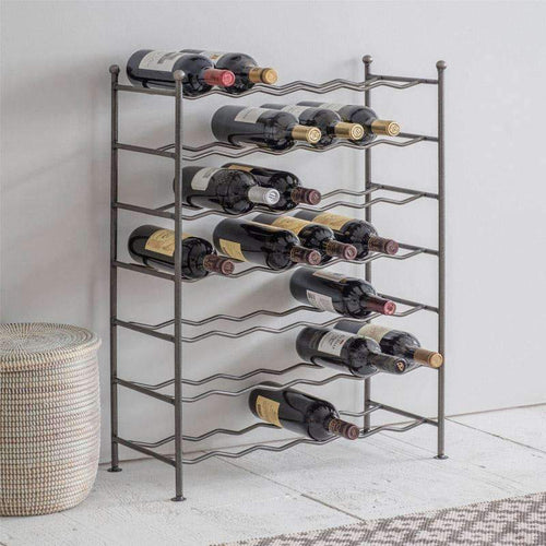 Farringdon Steel Wine Rack - Large