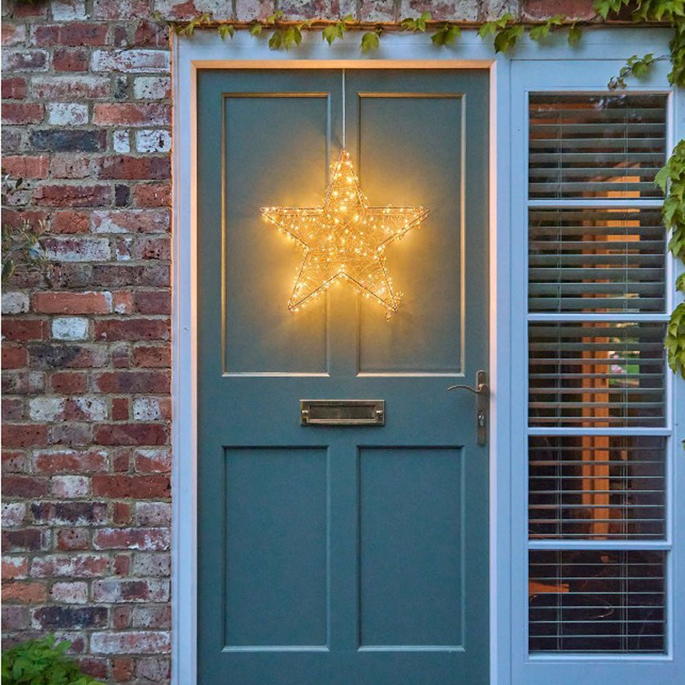 Galaxy Hanging Star 50cm with Warm White LEDs - Copper - Duck Barn Interiors