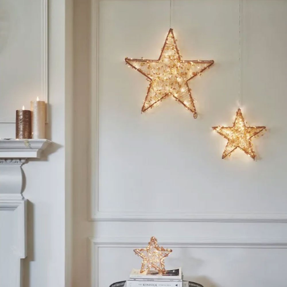 Galaxy Hanging Star - Copper - Battery Powered - Duck Barn Interiors