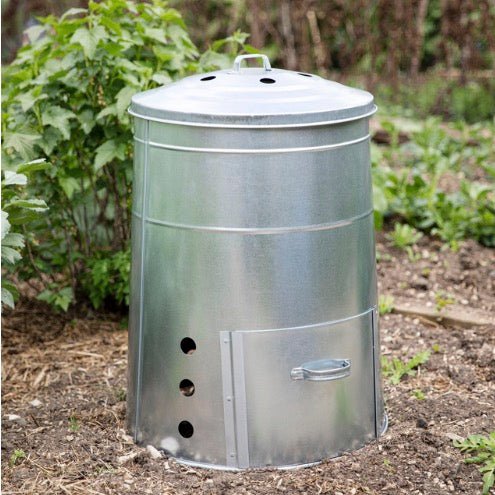Galvanised Steel Compost Bin - 120L1 - Duck Barn Interiors