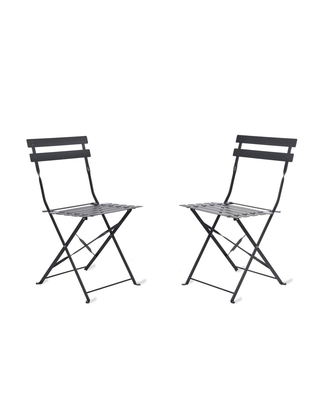 Rive Droite Garden Bistro Chairs in Carbon - Set of 22 - Duck Barn Interiors