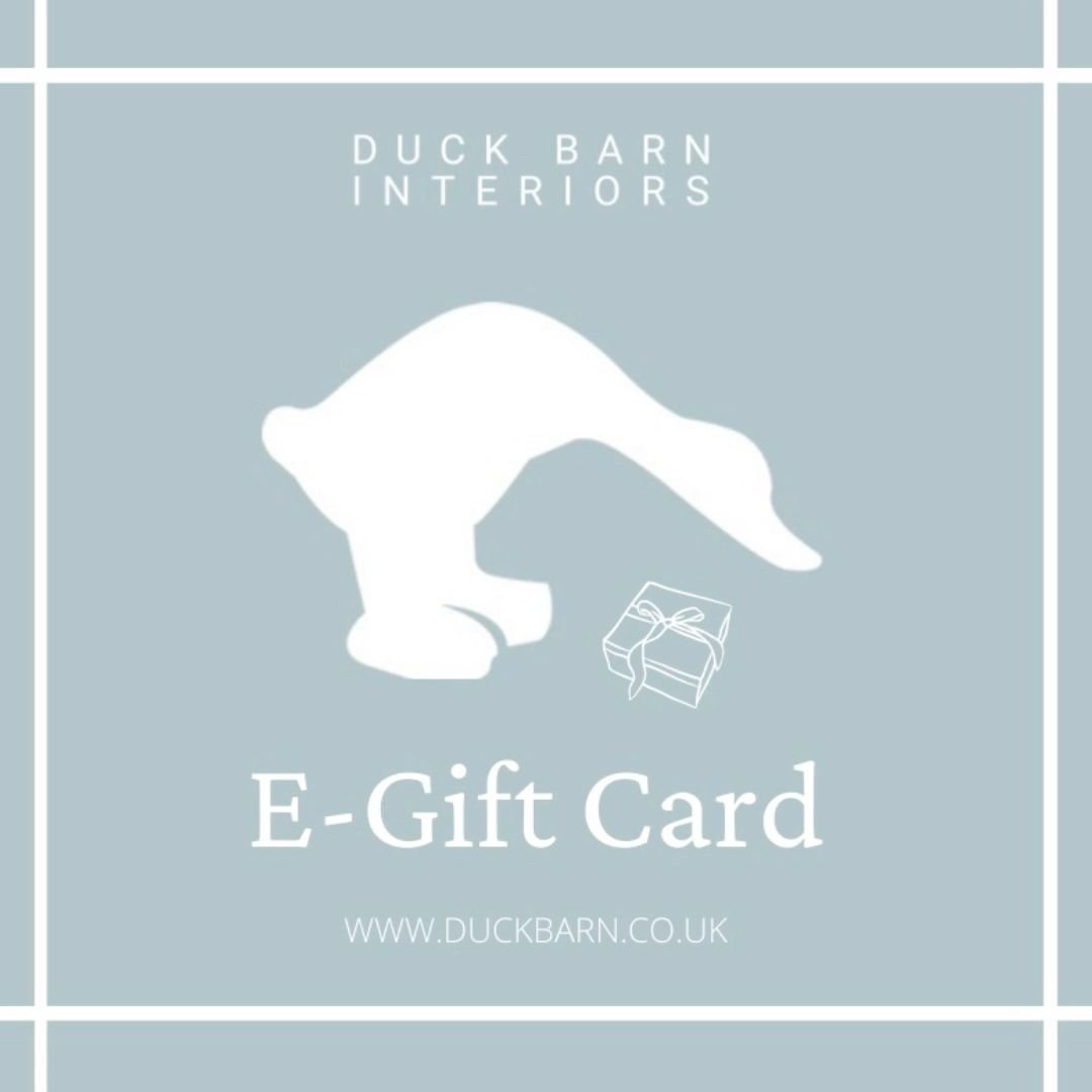 Gift E-Vouchers - Duck Barn Interiors