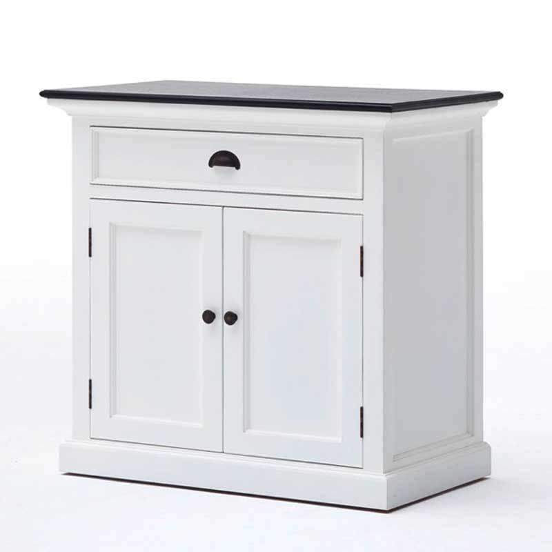 Halifax Contrast White Painted Small Sideboard - Duck Barn Interiors