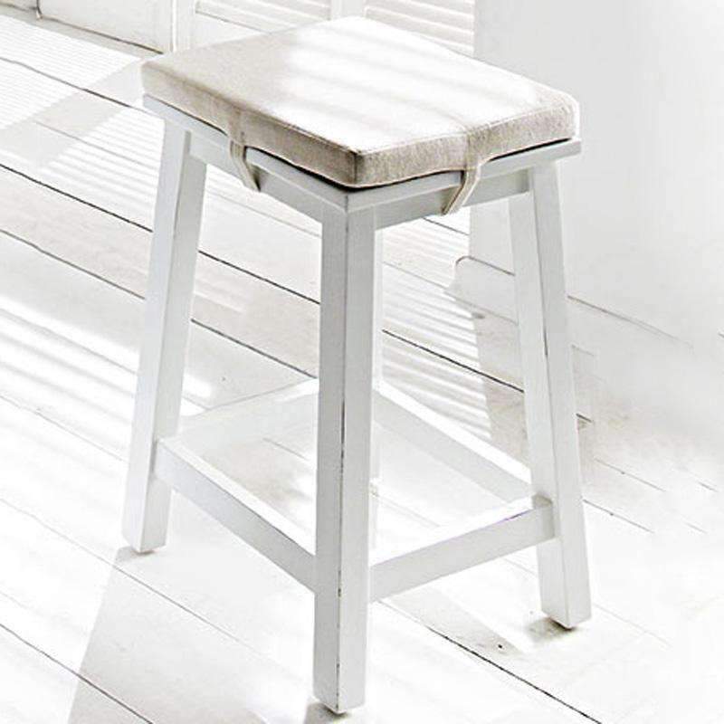 Halifax White Painted Breakfast Table and 2 Stools - Duck Barn Interiors