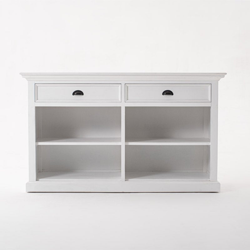 Halifax White Painted Buffet with 2 Drawers - Duck Barn Interiors