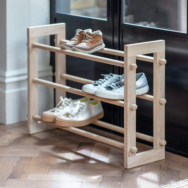 Hambledon Wooden Shoe Rack – Duck Barn Interiors