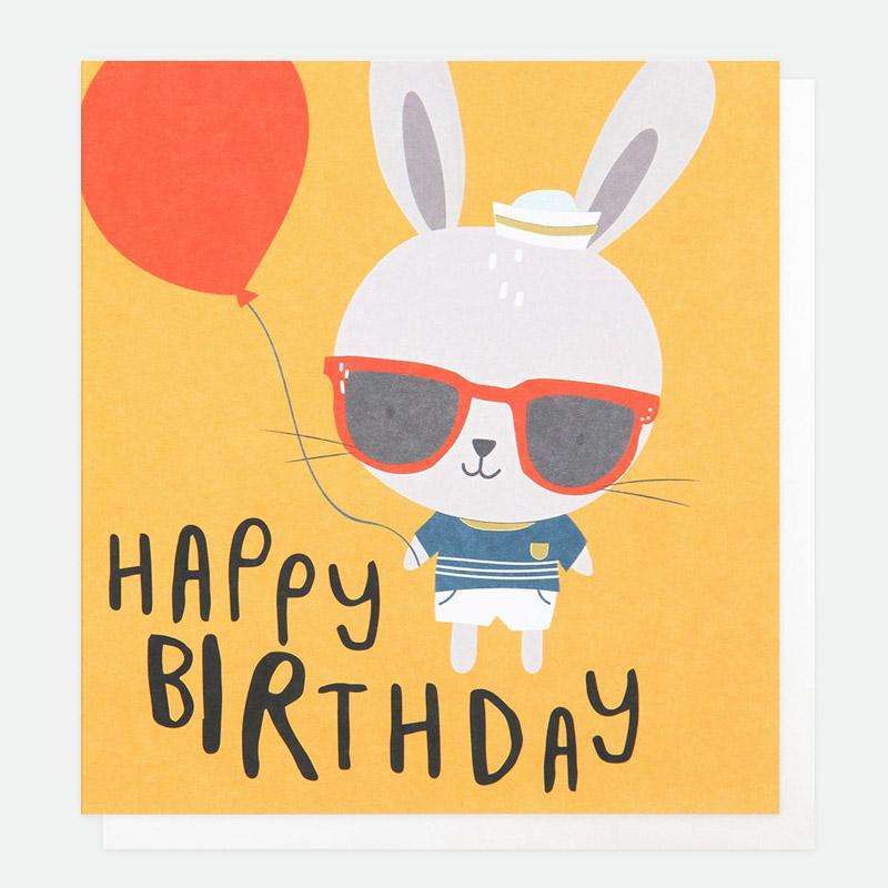 Happy Birthday Bunny Card - Duck Barn Interiors