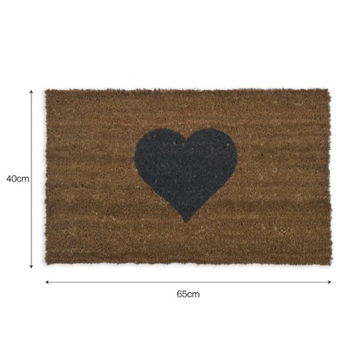 Heart Doormat (2 sizes) - Duck Barn Interiors