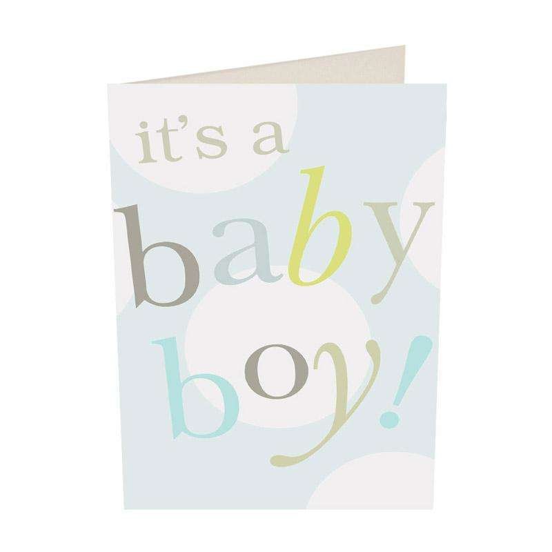 It's A Baby Boy Card - Duck Barn Interiors