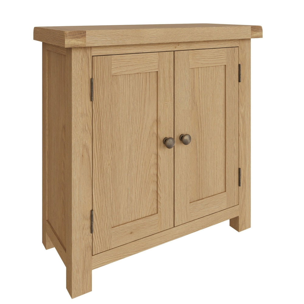 Kirdford Oak 2 Door Cupboard7 - Duck Barn Interiors