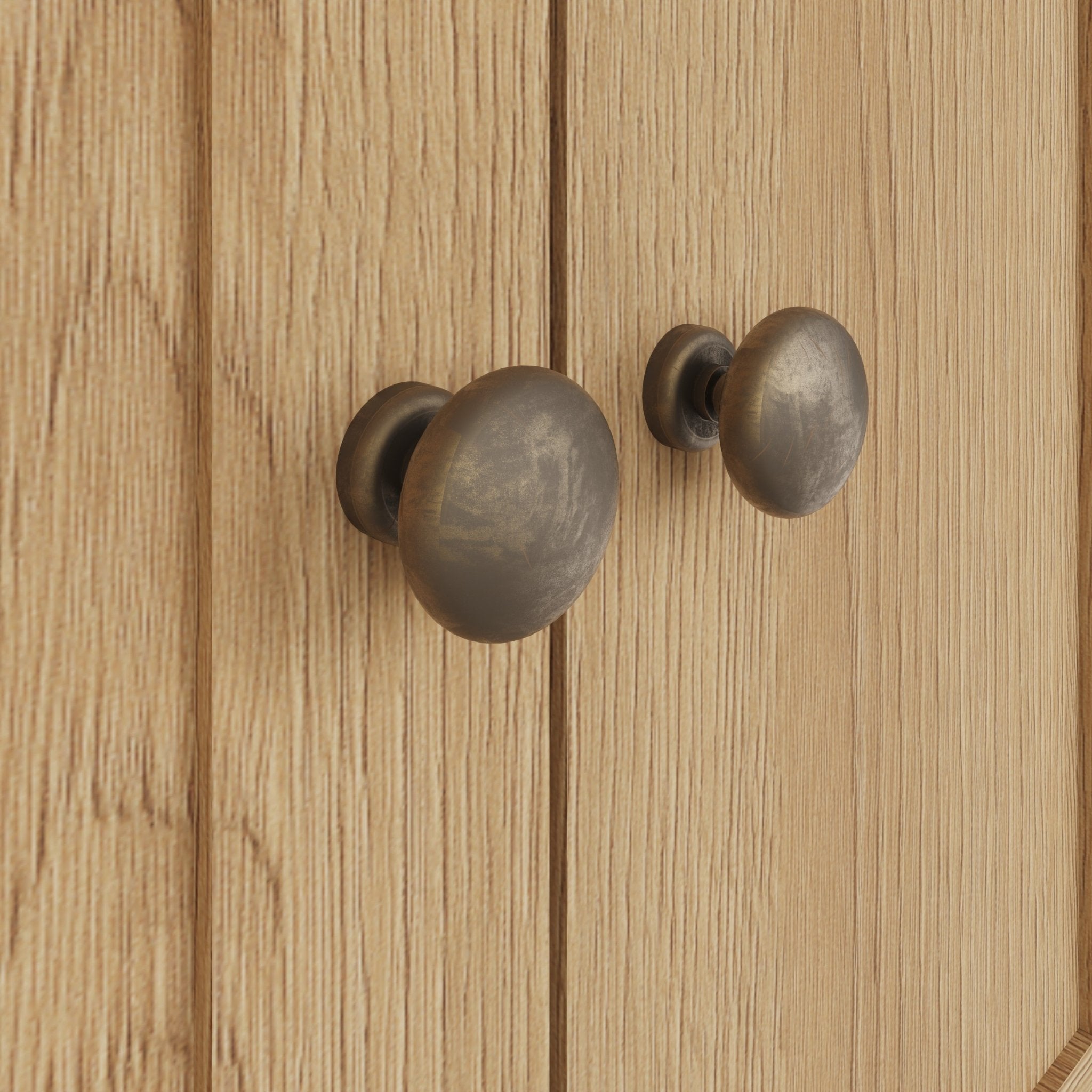 Kirdford Oak 2 Door Cupboard - Duck Barn Interiors