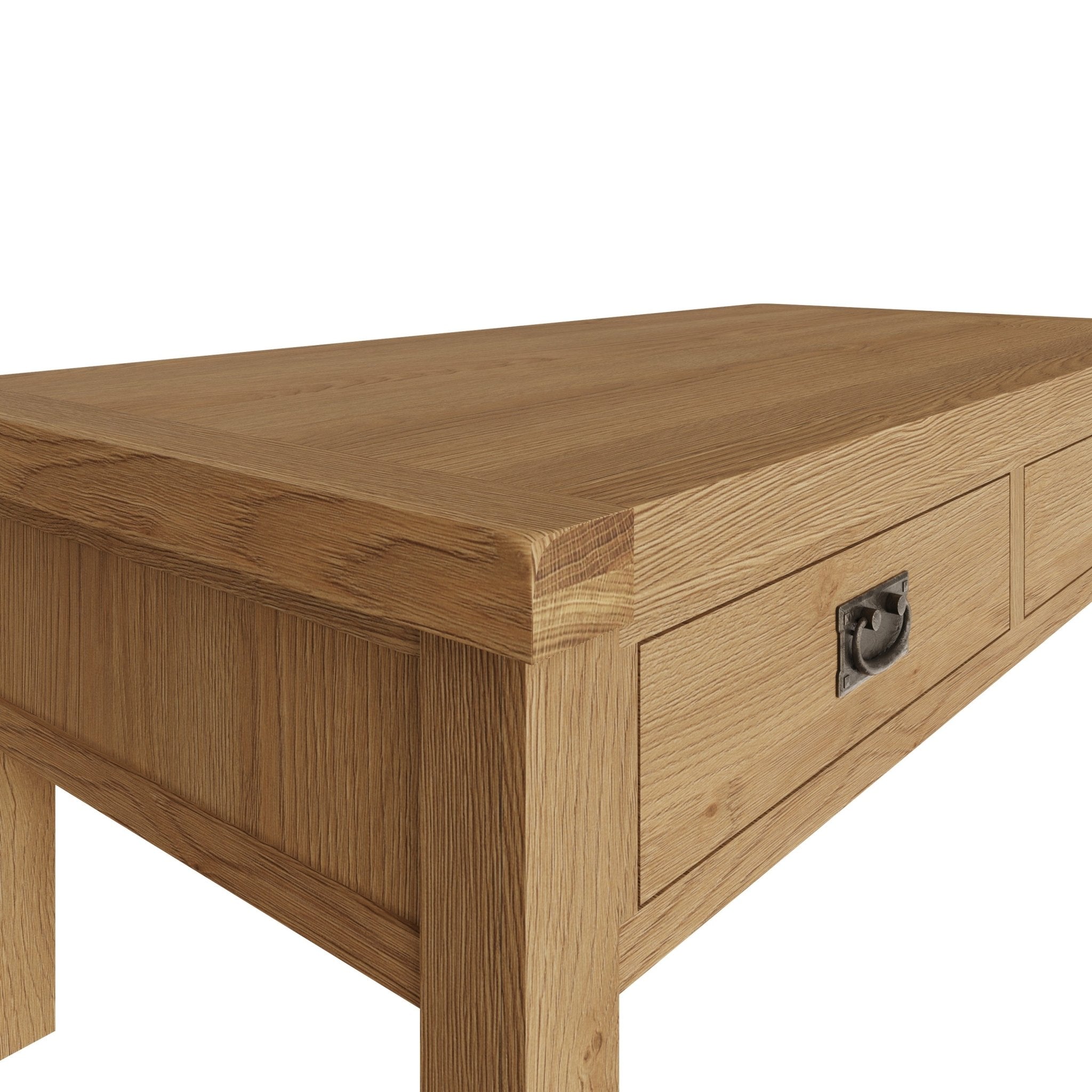 Kirdford Oak Coffee Table with 2 Drawers - Duck Barn Interiors