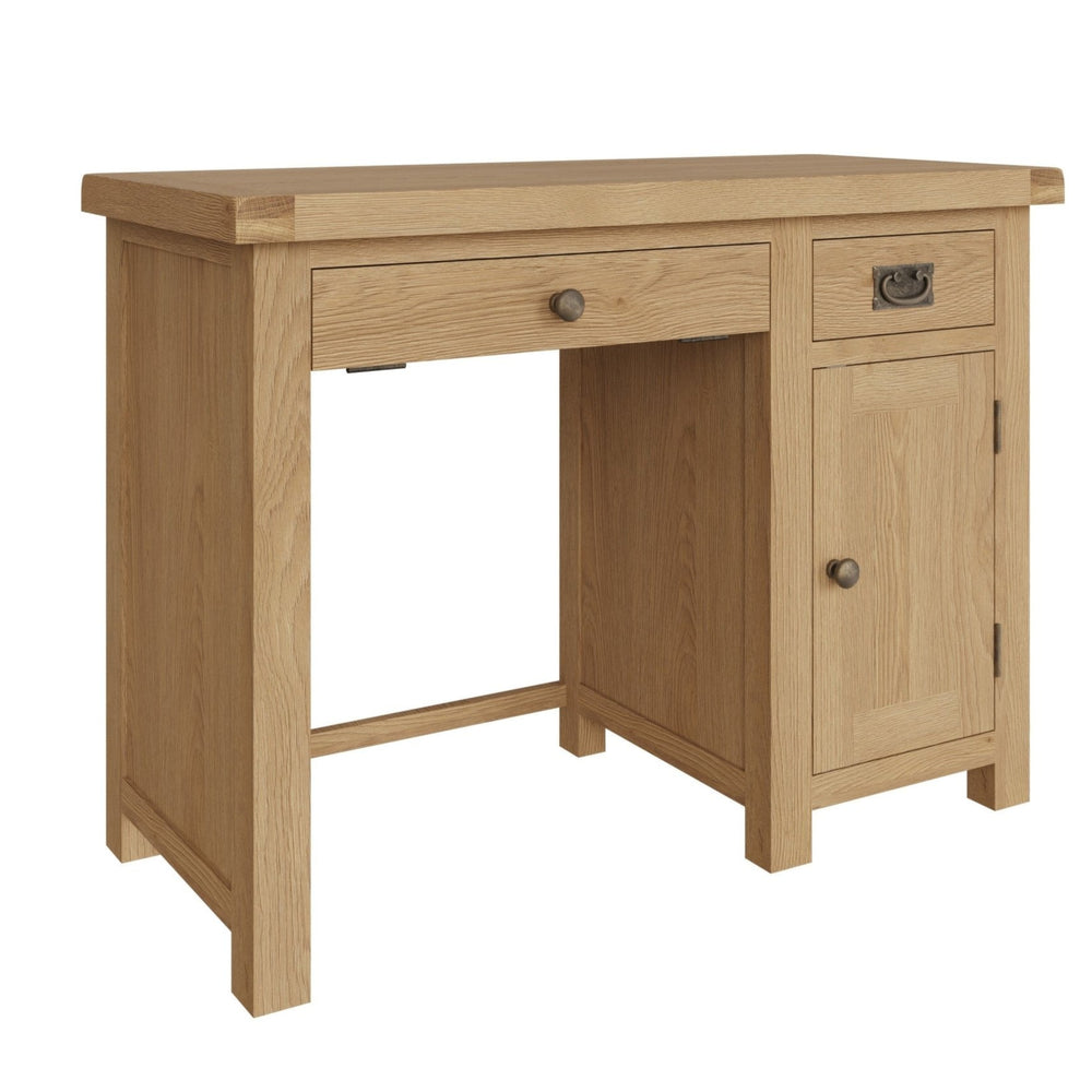 Kirdford Oak Computer Desk7 - Duck Barn Interiors