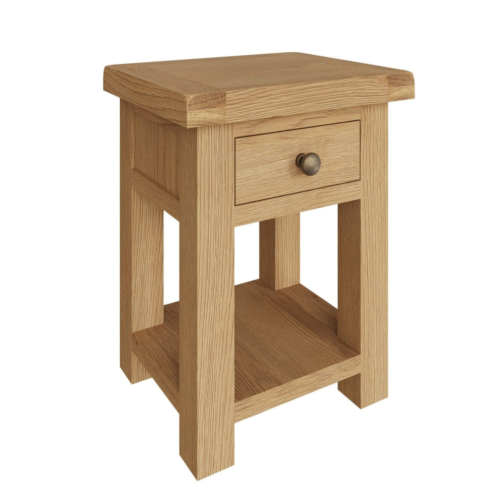 Kirdford Oak Side Table7 - Duck Barn Interiors