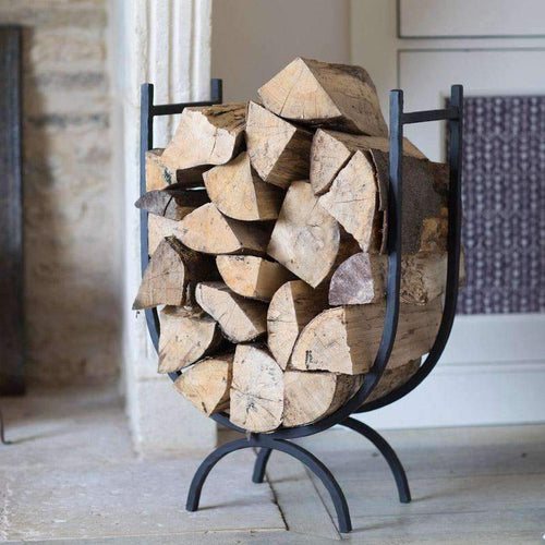 Wrought Iron Log Holder - Large
