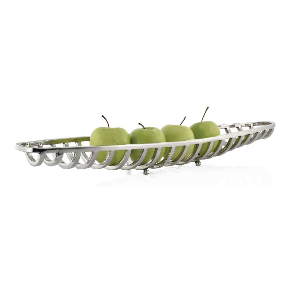 Long Boat Stainless Steel Fruit Bowl - Medium - Duck Barn Interiors
