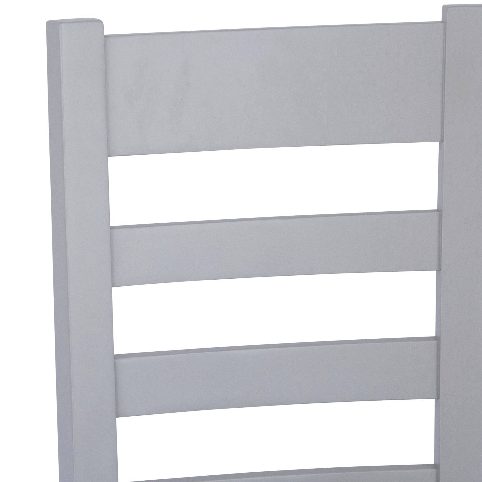 Loxhill Grey Ladder Back Chair - Fabric Seat - Duck Barn Interiors