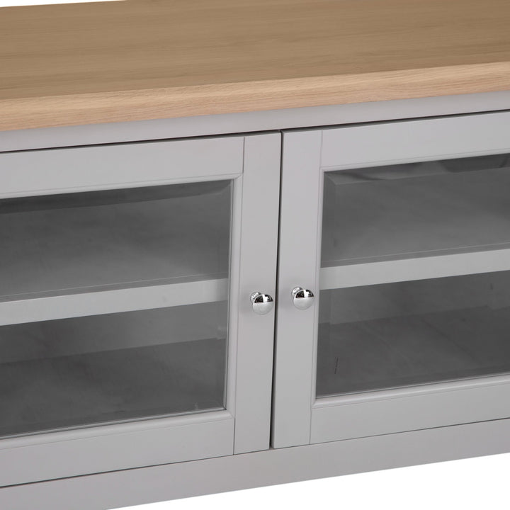 Loxhill Grey Standard TV Stand8 - Duck Barn Interiors