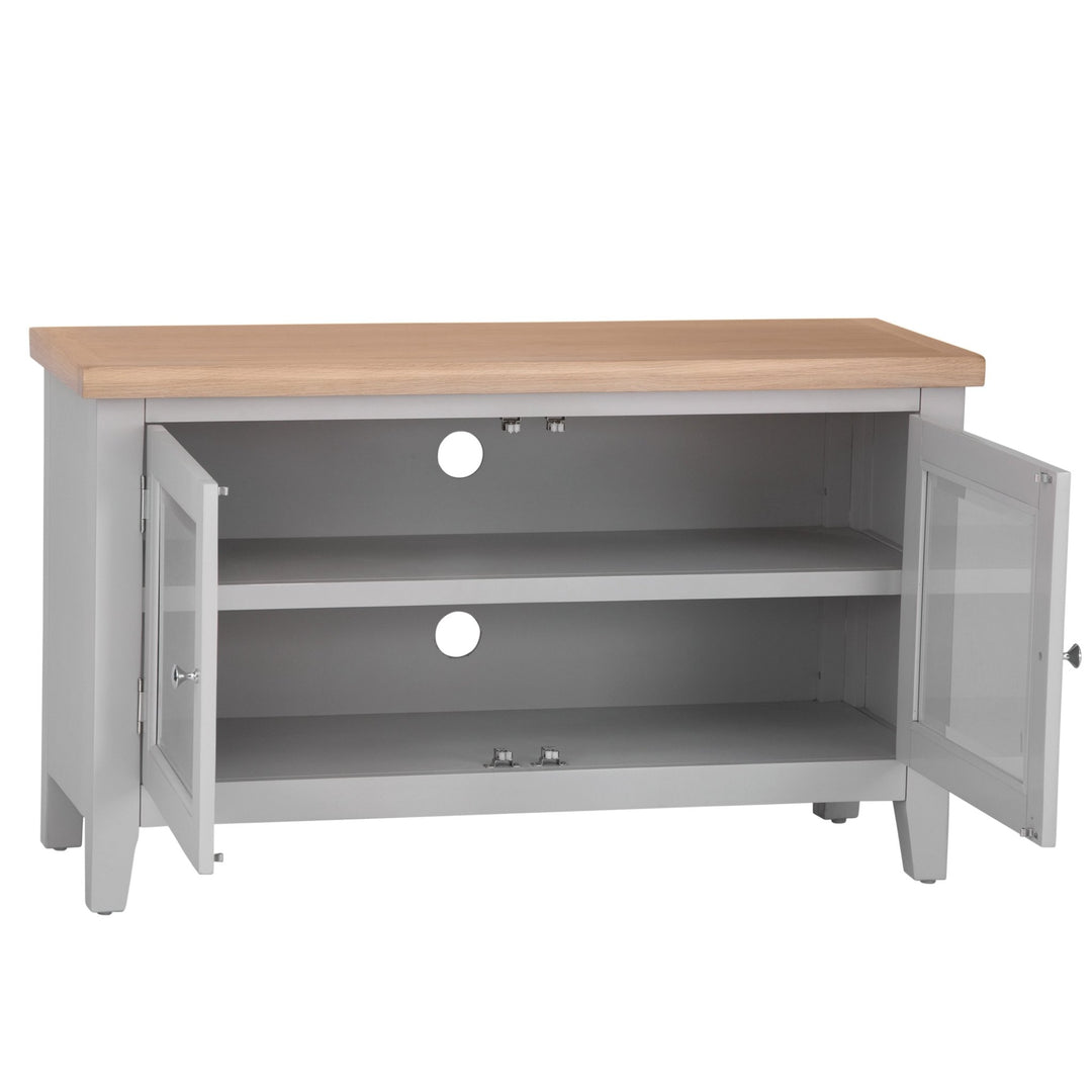 Loxhill Grey Standard TV Stand2 - Duck Barn Interiors