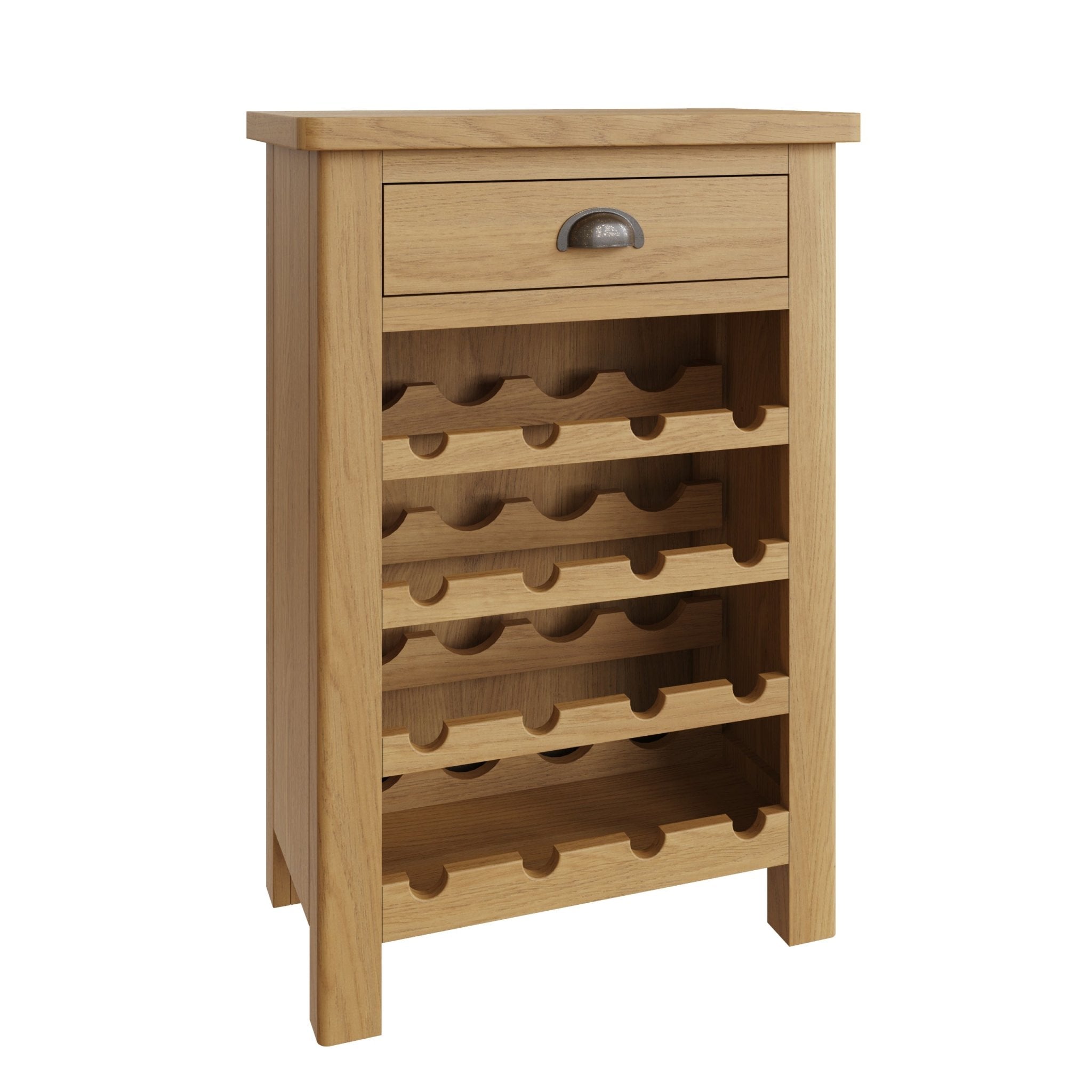 Loxwood Oak Wine Cabinet - Duck Barn Interiors