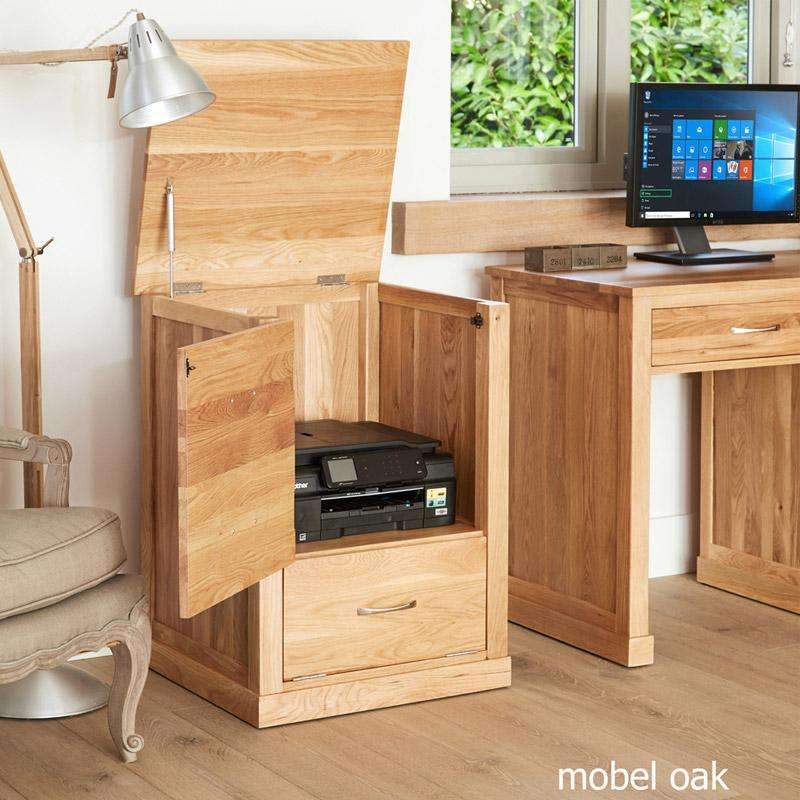 Mobel Oak Printer Cupboard1 - Duck Barn Interiors