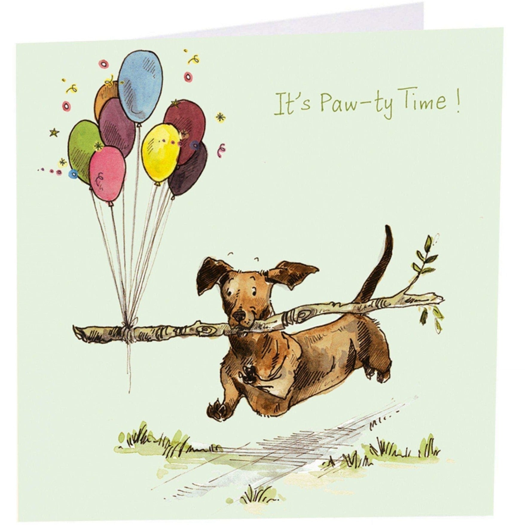 Pawty Time Card - Duck Barn Interiors