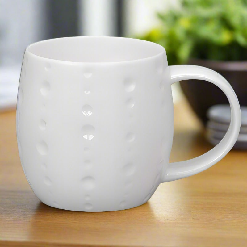 Plum Bubble White Bone China Mug1 - Duck Barn Interiors