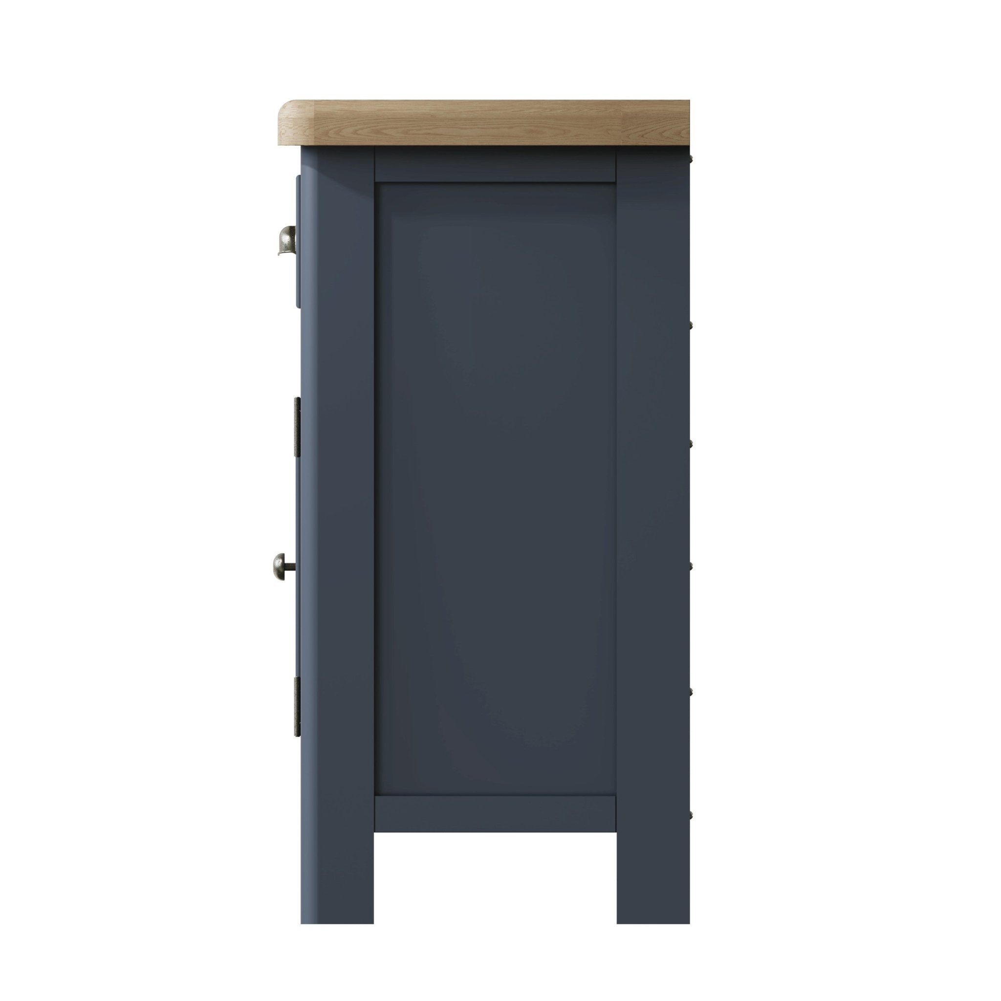 Rogate Blue 2 Door 2 Drawer Small Sideboard - Duck Barn Interiors