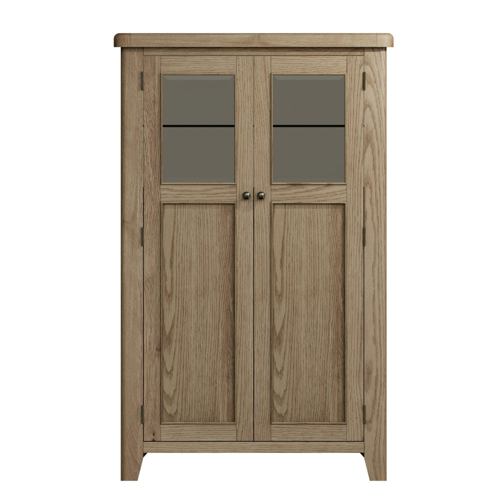 Rusper Oak Drinks Cabinet Cupboard8 - Duck Barn Interiors