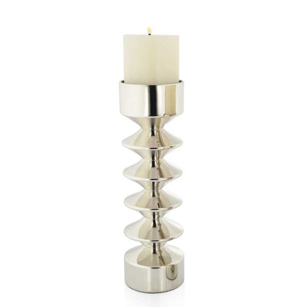 Scala Pillar Candle Holder (2 sizes) - Duck Barn Interiors