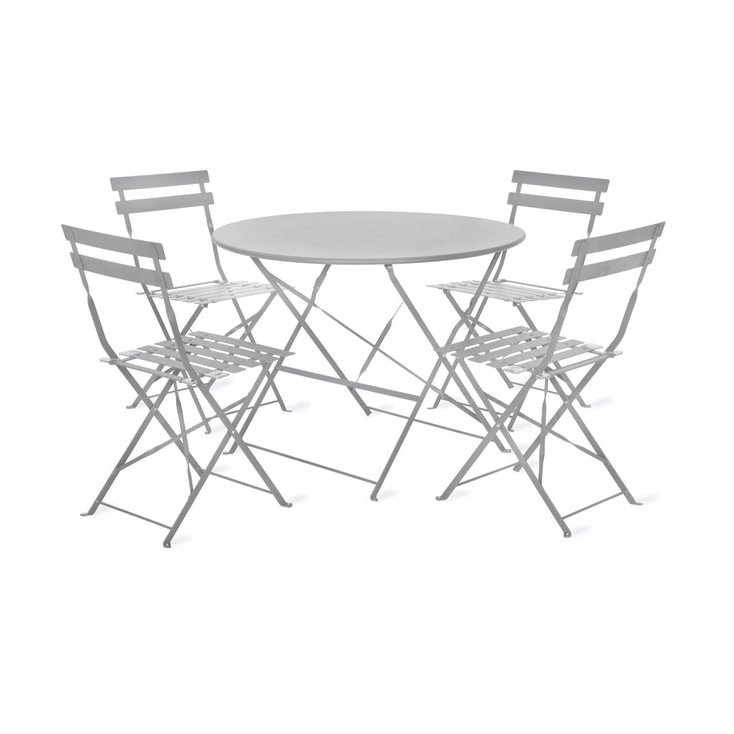 Set of 4 Bistro Chairs - Chalk White - Duck Barn Interiors