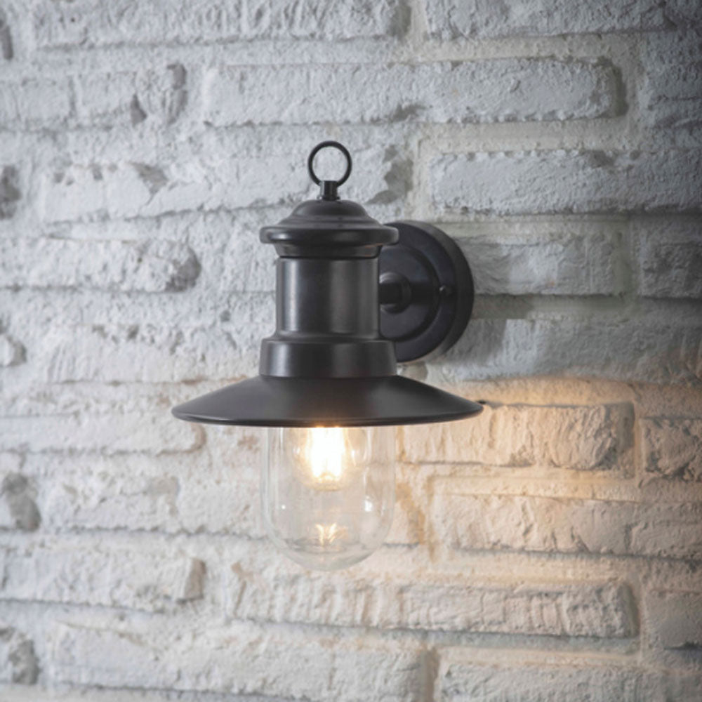 Ships Outdoor Wall Light - Carbon1 - Duck Barn Interiors