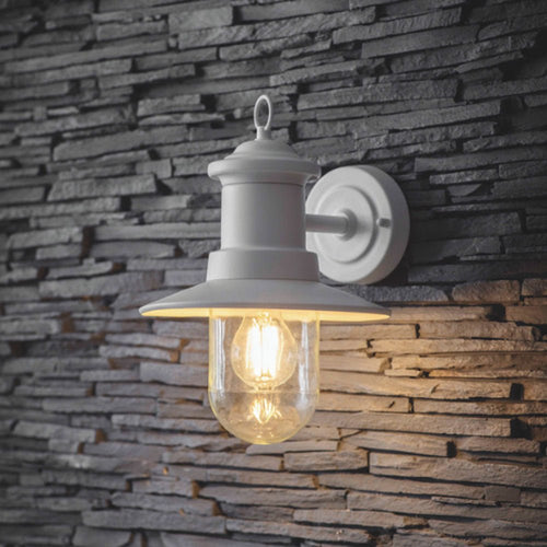 Ships Outdoor Wall Light - Lily White