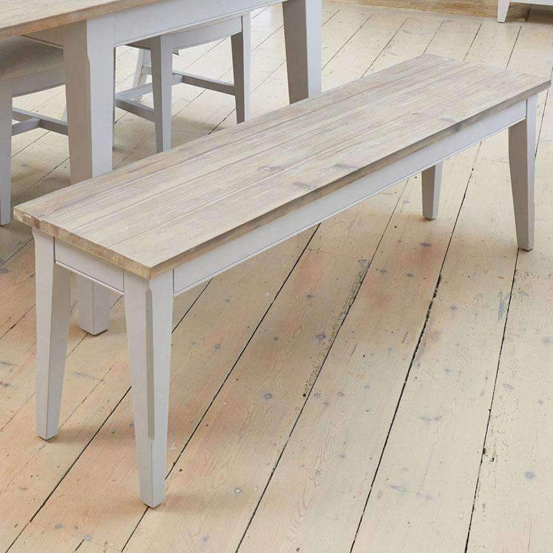 Signature Grey Dining Bench 150cm1 - Duck Barn Interiors