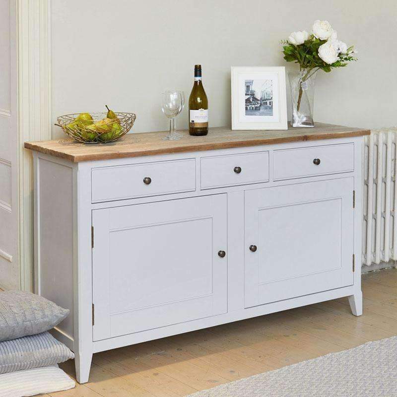 Signature Grey Large Sideboard1 - Duck Barn Interiors