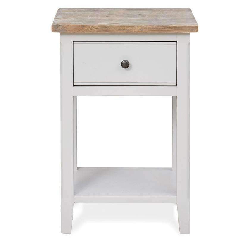 Signature Grey One Drawer Side Table4 - Duck Barn Interiors