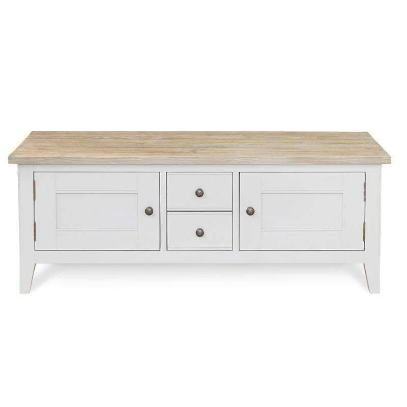 Signature Grey Widescreen TV Cabinet5 - Duck Barn Interiors