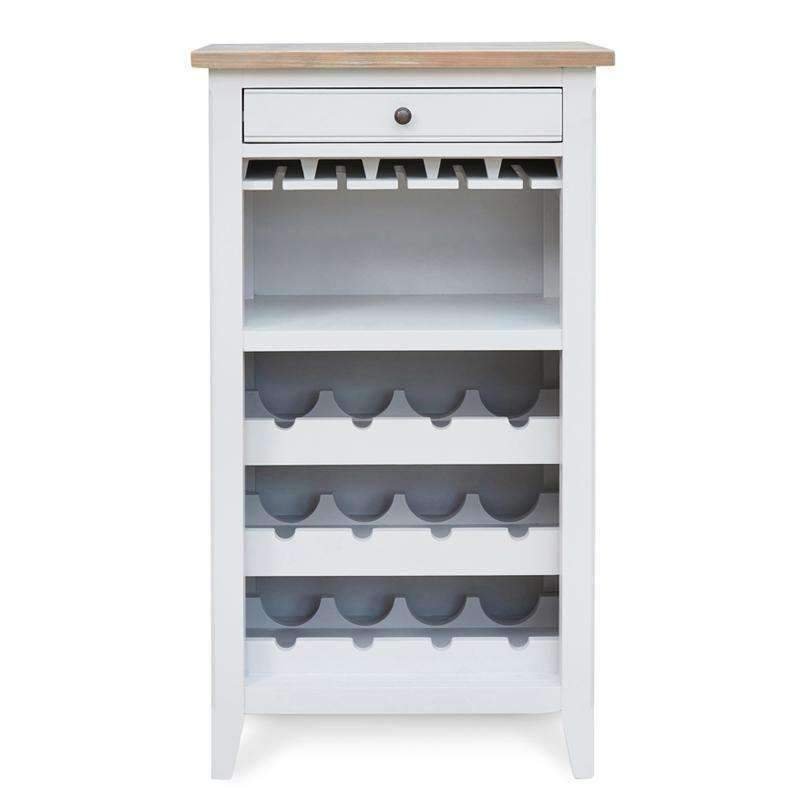 Signature Grey Wine Rack Cabinet3 - Duck Barn Interiors