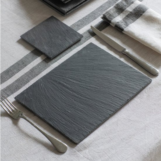 Slate Rectangle Placemats (Set of 4) - Duck Barn Interiors
