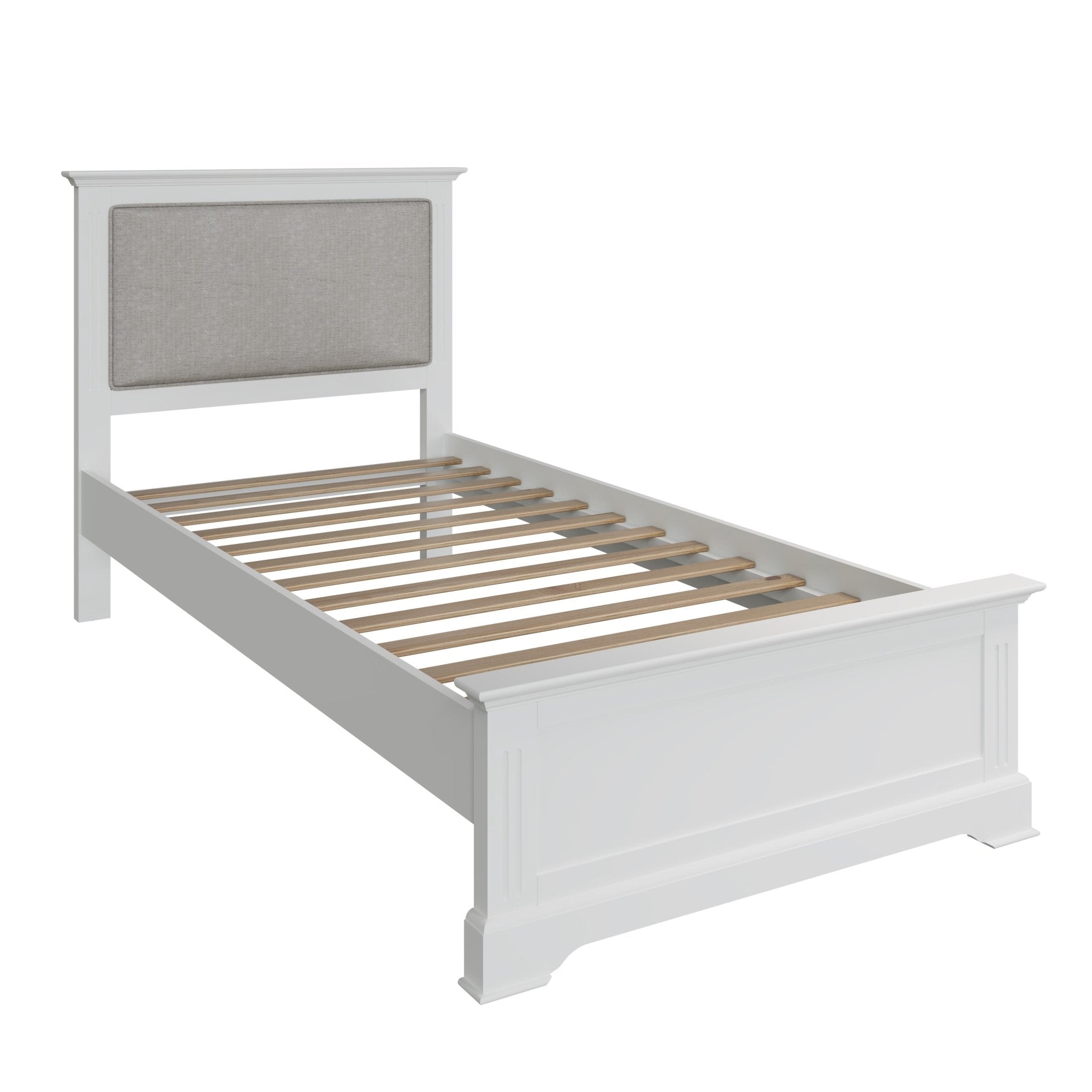 Snowdrop White Painted Single Bed Frame - Duck Barn Interiors