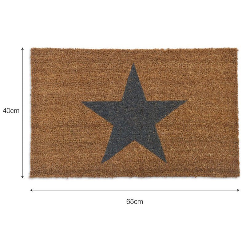 Star Doormat (2 sizes) - Duck Barn Interiors