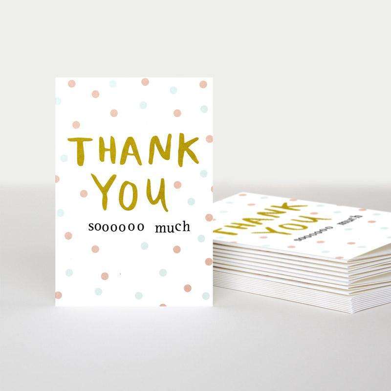 Thank You Soooooo Much Greeting Cards (Pack of 10) - Duck Barn Interiors